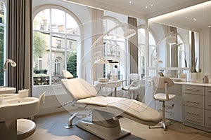 dental office, Modern dental practice, clinic office interior,