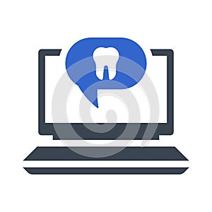 Dental online help icon