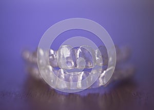 Dental orthodontic invisible teeth correction