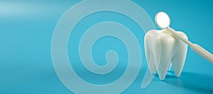 Dental professional doctor concept, healthy care equipment tools, dental care professional banner, clean copy space