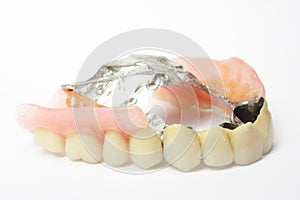 Dental prosthesis, dentures porcelain