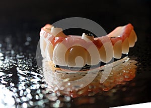 Dental prosthesis in oxide zirconia cloce-up
