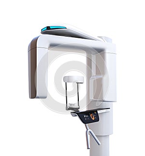 Dental X-ray machine isolated on white background
