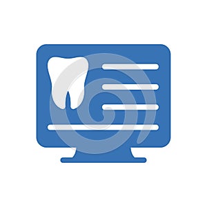 Dental report screen