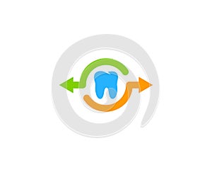 Dental Share Icon Logo Design Element