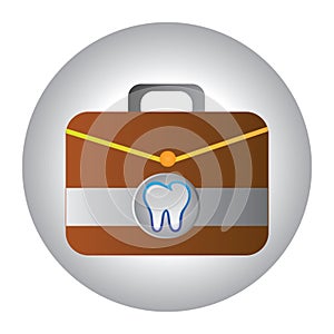 dental tool kit. Vector illustration decorative design