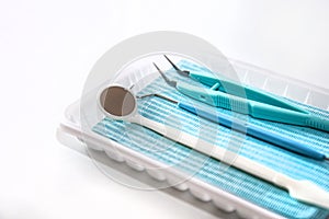 Dental tools for to inspect the teeth