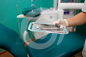 Dental unit and many dental devices in the dentist office