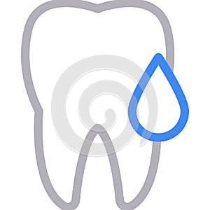Dental vector color line   icon