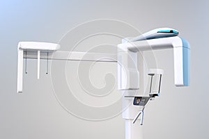 Dental X-ray machine with cephalometric unit in original design photo