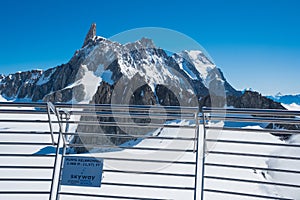 The Dente Del Gigante shooted from the terrace of the station photo