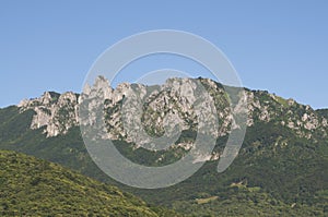 Denti della Vecchia mountain range in Ticino canton, Switzerland photo