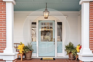 dentil molding accentuating a regal georgian porch entrance