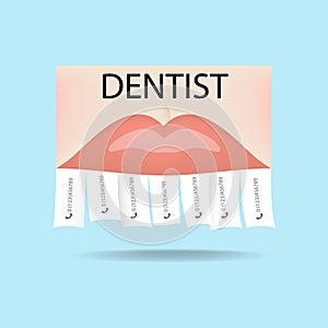 Dentist ad. Dental clinic.