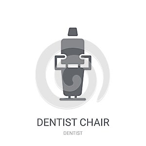 Dentist chair icon. Trendy Dentist chair logo concept on white b