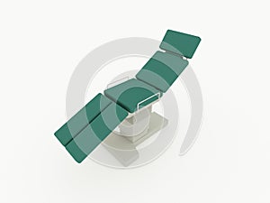 Dentist chair rendered isolated