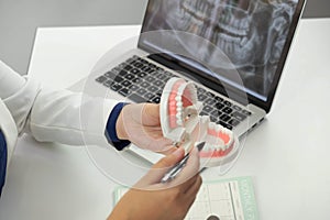 Dentist Dental check-up Dental treatment Oral treatment.