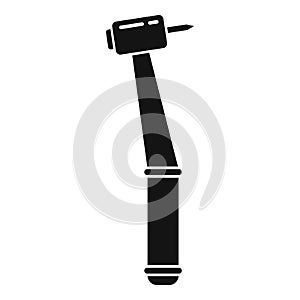 Dentist drill icon, simple style