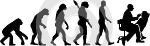 Dentist Evolution vector
