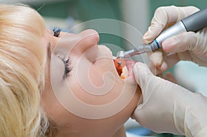 Dentist healthcare work