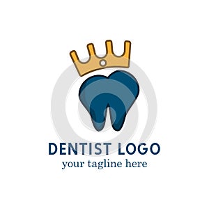 Dentist logo Vector Art Logo Template and Illustration