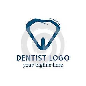 Dentist logo Vector Art Logo Template and Illustration