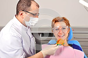 Dentist makes an impression