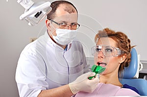 Dentist makes an impression