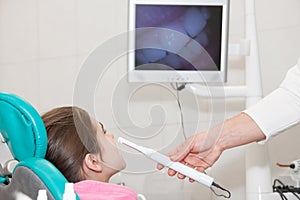 Dentist and patient