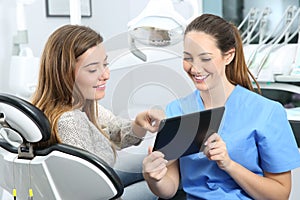 Dentist and patient img