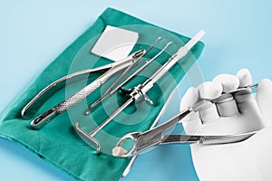 Dentistry medical tools forcept upper/ lower.
