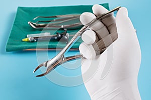 Dentistry medical tools forcept upper/ lower.