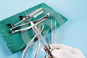 Dentistry medical tools syring.