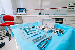 Dentistry, oral, medical equipment and stomatology concept