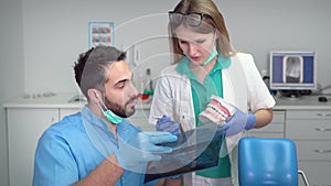 Dentists Discuss Particular Case