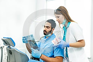 Dentists Discuss Particular Case