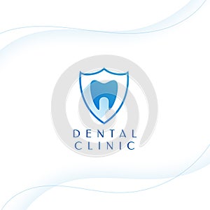 dentofacial dental clinic logo template for tooth alignment