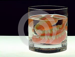 Dentures in a Glass