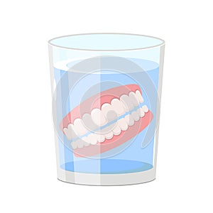 Dentures vector design illustration
