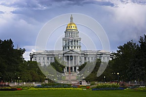Denver Capitol in Summer photo