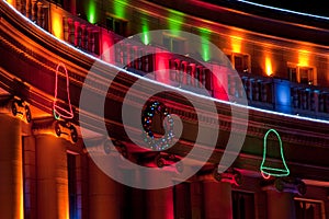 Denver City and County Building during Holidays