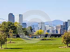 Denver Colorado. Mile High City. Rocky Mountains