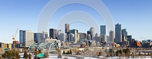 Denver Colorado Skyline Winter 2010