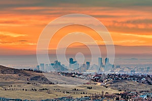 Denver, Colorado, USA Downtown at Dawn