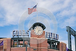 Exterior view of Coors Field