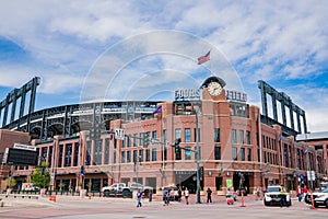 Exterior view of Coors Field