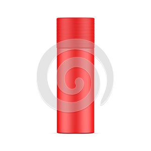 Deodorant spray can mockup, aerosol can on isolated white background