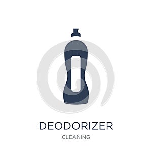 deodorizer icon. Trendy flat vector deodorizer icon on white background from Cleaning collection