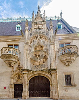 Deoration at the Museum building in Nancy - France photo