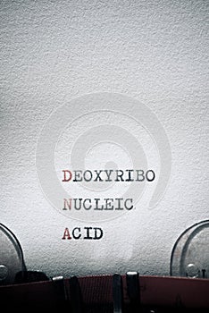 Deoxyribo nucleic acid